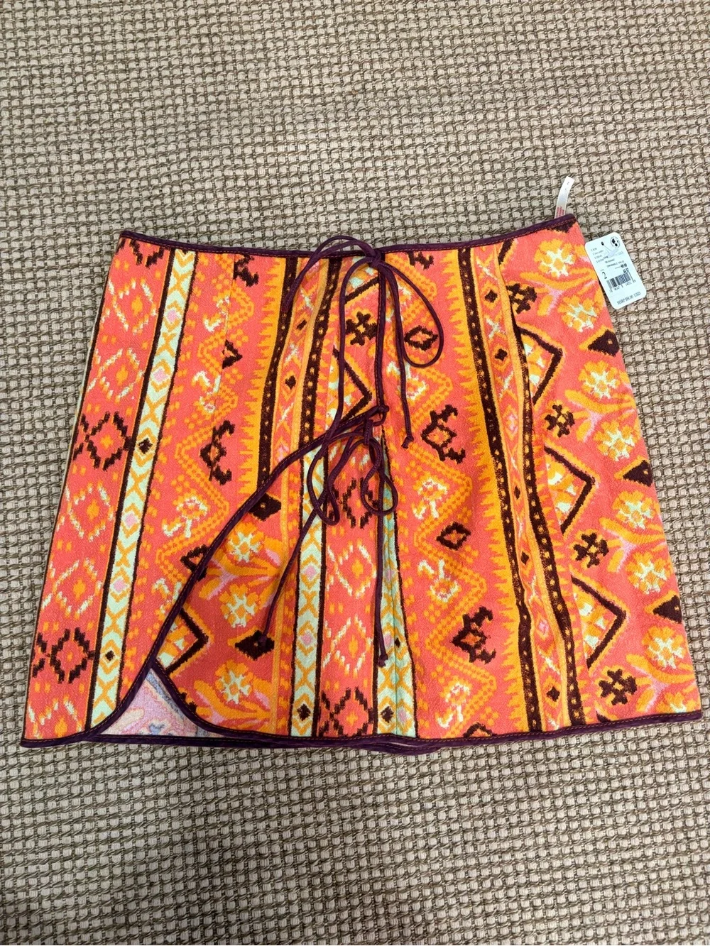 Free People- Aztec Mini Skirt